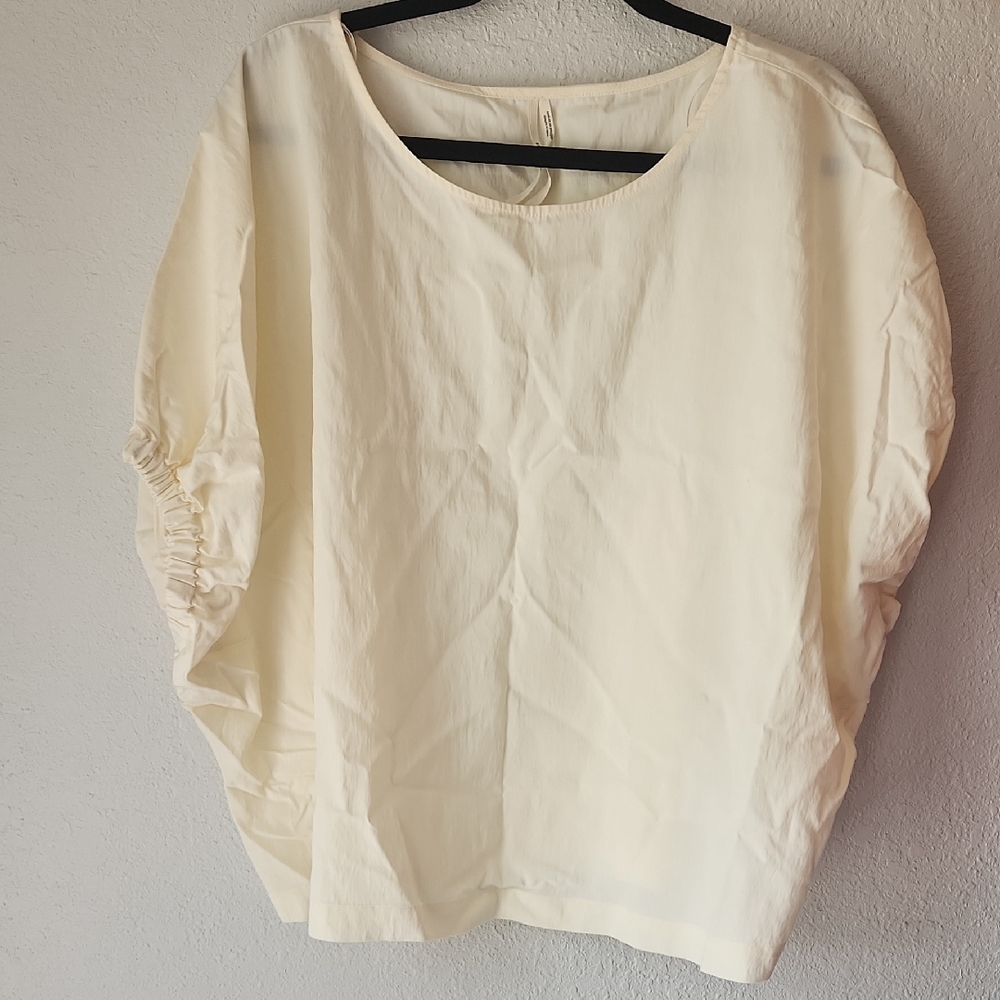 Anthropologie Cream Blouse